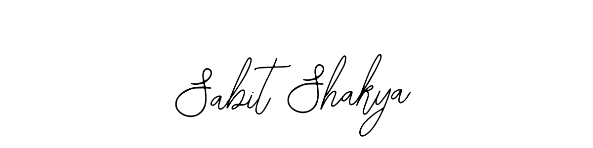 You should practise on your own different ways (Bearetta-2O07w) to write your name (Sabit Shakya) in signature. don't let someone else do it for you. Sabit Shakya signature style 12 images and pictures png