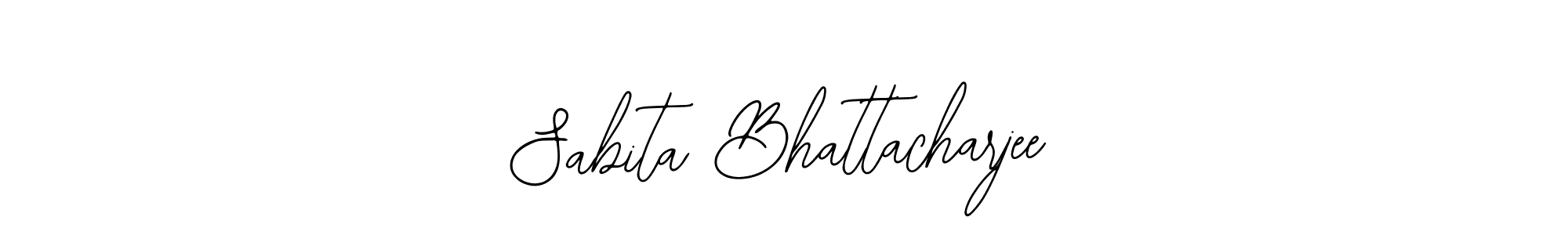 The best way (Bearetta-2O07w) to make a short signature is to pick only two or three words in your name. The name Sabita Bhattacharjee include a total of six letters. For converting this name. Sabita Bhattacharjee signature style 12 images and pictures png