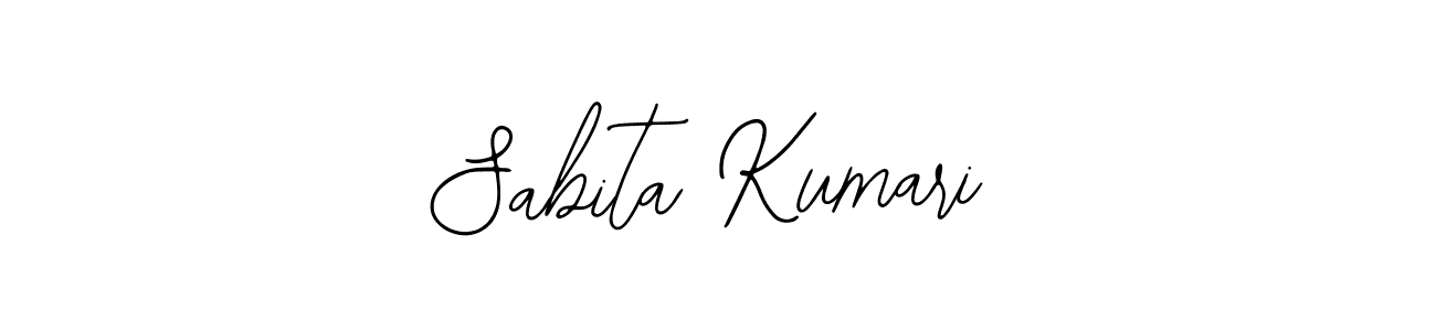 How to make Sabita Kumari name signature. Use Bearetta-2O07w style for creating short signs online. This is the latest handwritten sign. Sabita Kumari signature style 12 images and pictures png