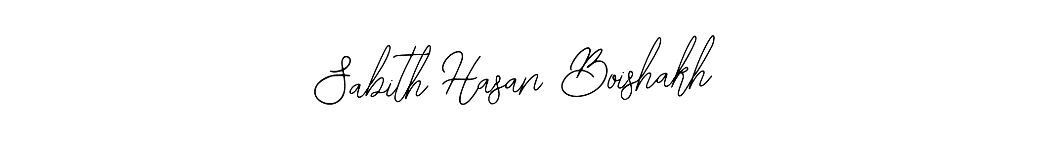 It looks lik you need a new signature style for name Sabith Hasan Boishakh. Design unique handwritten (Bearetta-2O07w) signature with our free signature maker in just a few clicks. Sabith Hasan Boishakh signature style 12 images and pictures png