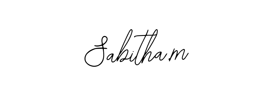 See photos of Sabitha.m official signature by Spectra . Check more albums & portfolios. Read reviews & check more about Bearetta-2O07w font. Sabitha.m signature style 12 images and pictures png
