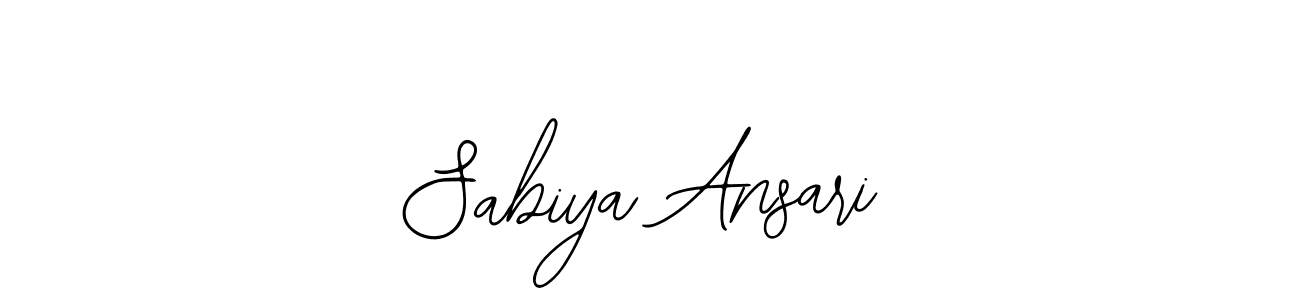 Similarly Bearetta-2O07w is the best handwritten signature design. Signature creator online .You can use it as an online autograph creator for name Sabiya Ansari. Sabiya Ansari signature style 12 images and pictures png