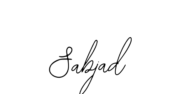 Also You can easily find your signature by using the search form. We will create Sabjad name handwritten signature images for you free of cost using Bearetta-2O07w sign style. Sabjad signature style 12 images and pictures png