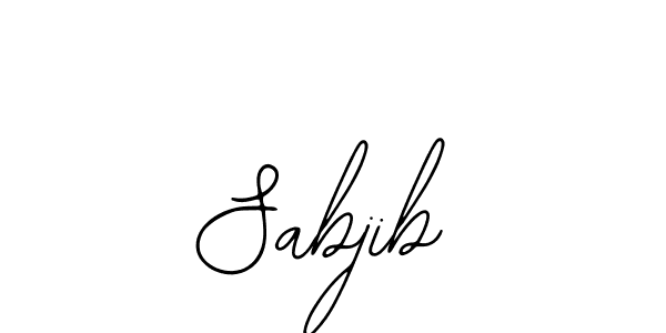 Sabjib stylish signature style. Best Handwritten Sign (Bearetta-2O07w) for my name. Handwritten Signature Collection Ideas for my name Sabjib. Sabjib signature style 12 images and pictures png