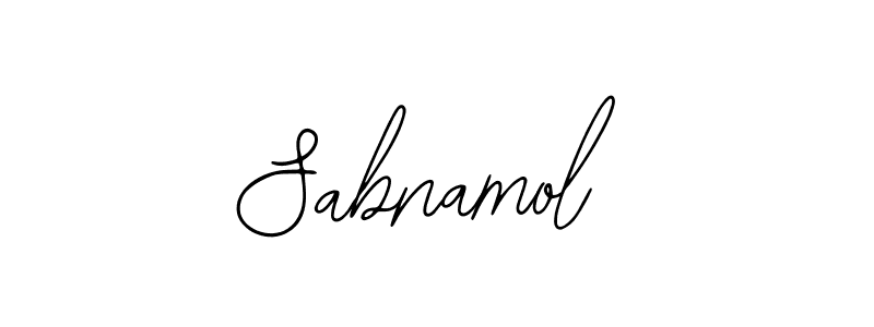 Design your own signature with our free online signature maker. With this signature software, you can create a handwritten (Bearetta-2O07w) signature for name Sabnamol. Sabnamol signature style 12 images and pictures png