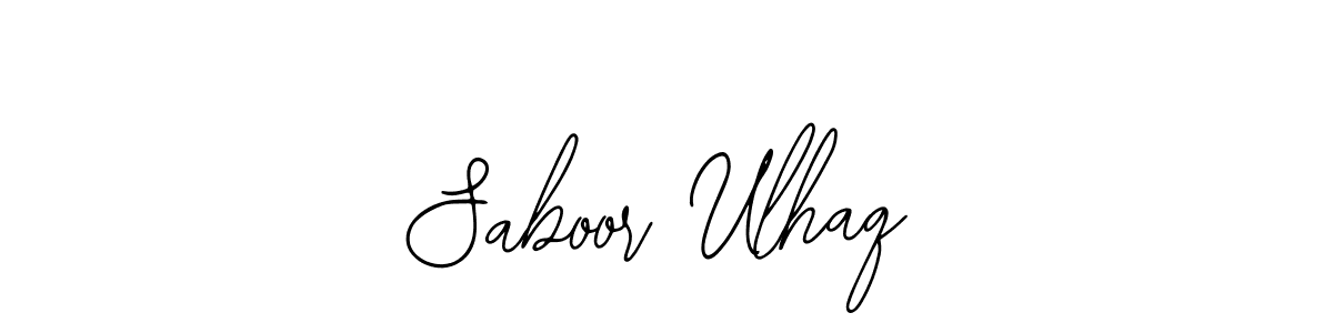 Also You can easily find your signature by using the search form. We will create Saboor Ulhaq name handwritten signature images for you free of cost using Bearetta-2O07w sign style. Saboor Ulhaq signature style 12 images and pictures png