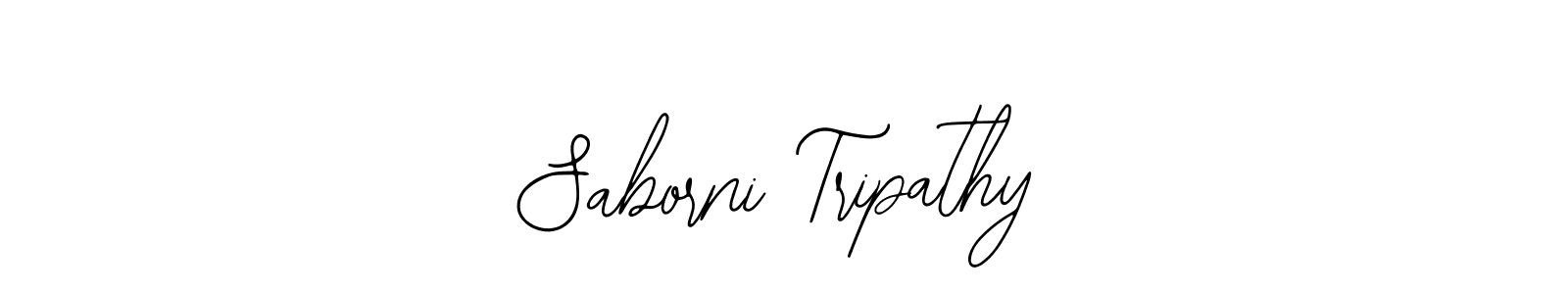 How to make Saborni Tripathy name signature. Use Bearetta-2O07w style for creating short signs online. This is the latest handwritten sign. Saborni Tripathy signature style 12 images and pictures png
