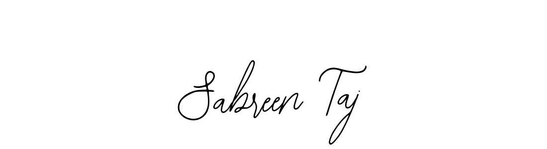 You should practise on your own different ways (Bearetta-2O07w) to write your name (Sabreen Taj) in signature. don't let someone else do it for you. Sabreen Taj signature style 12 images and pictures png