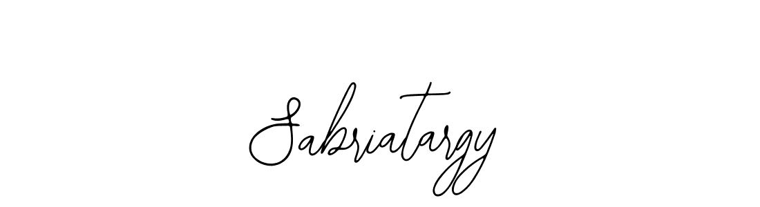 The best way (Bearetta-2O07w) to make a short signature is to pick only two or three words in your name. The name Sabriatargy include a total of six letters. For converting this name. Sabriatargy signature style 12 images and pictures png