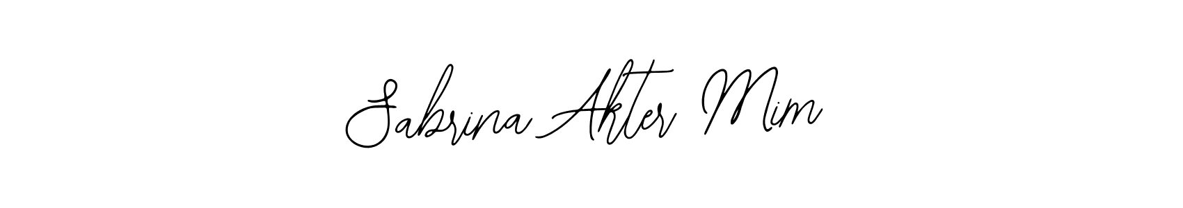 It looks lik you need a new signature style for name Sabrina Akter Mim. Design unique handwritten (Bearetta-2O07w) signature with our free signature maker in just a few clicks. Sabrina Akter Mim signature style 12 images and pictures png