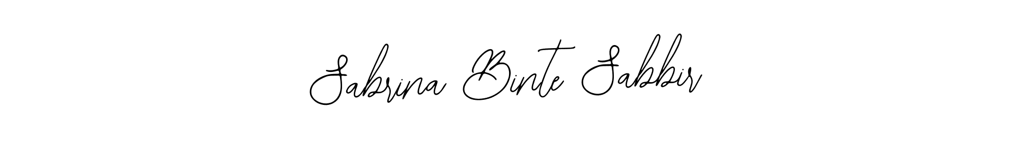 Also You can easily find your signature by using the search form. We will create Sabrina Binte Sabbir name handwritten signature images for you free of cost using Bearetta-2O07w sign style. Sabrina Binte Sabbir signature style 12 images and pictures png