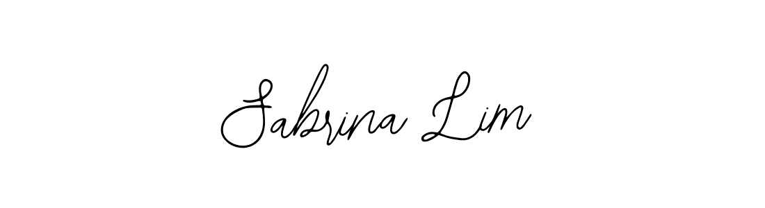 You should practise on your own different ways (Bearetta-2O07w) to write your name (Sabrina Lim) in signature. don't let someone else do it for you. Sabrina Lim signature style 12 images and pictures png