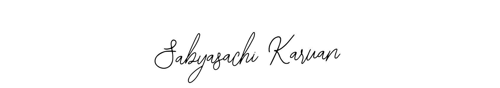 Also You can easily find your signature by using the search form. We will create Sabyasachi Karuan name handwritten signature images for you free of cost using Bearetta-2O07w sign style. Sabyasachi Karuan signature style 12 images and pictures png