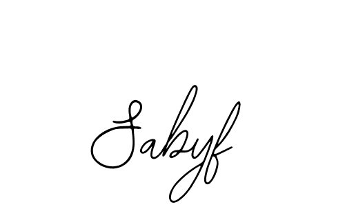 Create a beautiful signature design for name Sabyf. With this signature (Bearetta-2O07w) fonts, you can make a handwritten signature for free. Sabyf signature style 12 images and pictures png