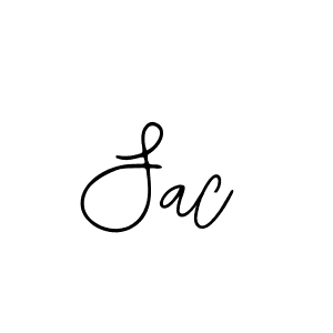 You should practise on your own different ways (Bearetta-2O07w) to write your name (Sac) in signature. don't let someone else do it for you. Sac signature style 12 images and pictures png