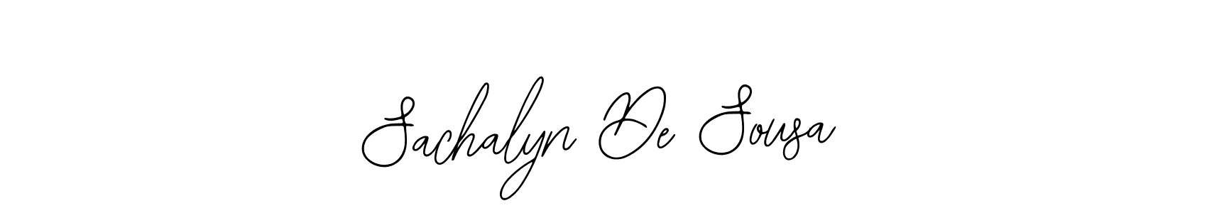 How to make Sachalyn De Sousa signature? Bearetta-2O07w is a professional autograph style. Create handwritten signature for Sachalyn De Sousa name. Sachalyn De Sousa signature style 12 images and pictures png