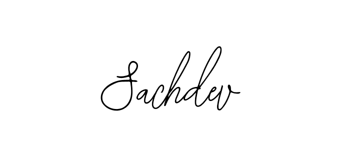 Design your own signature with our free online signature maker. With this signature software, you can create a handwritten (Bearetta-2O07w) signature for name Sachdev. Sachdev signature style 12 images and pictures png