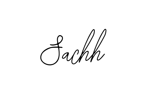 Design your own signature with our free online signature maker. With this signature software, you can create a handwritten (Bearetta-2O07w) signature for name Sachh. Sachh signature style 12 images and pictures png