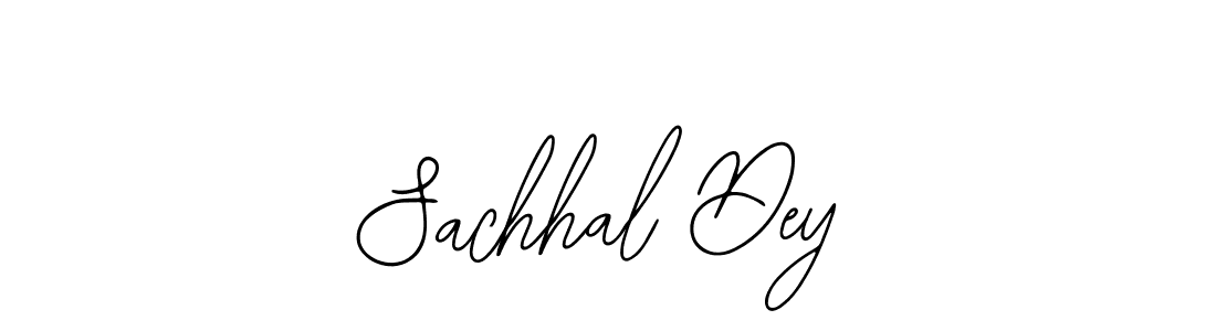 How to make Sachhal Dey name signature. Use Bearetta-2O07w style for creating short signs online. This is the latest handwritten sign. Sachhal Dey signature style 12 images and pictures png