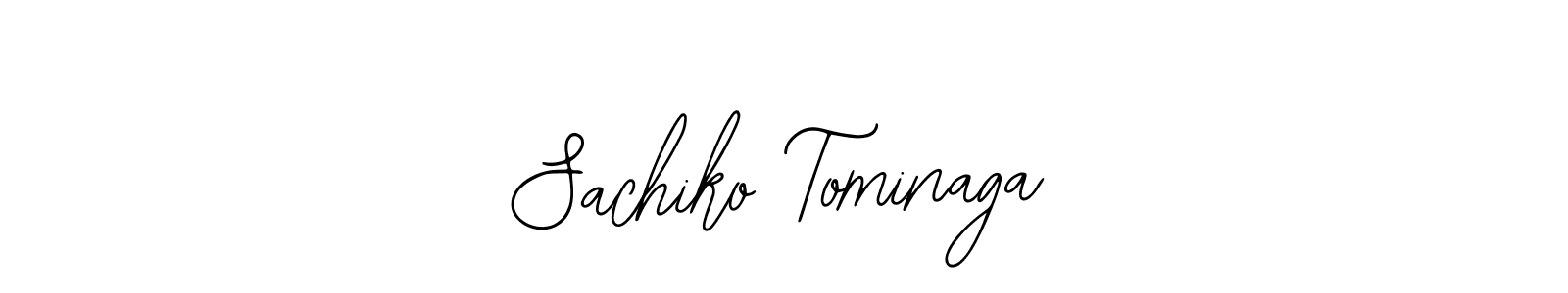 Use a signature maker to create a handwritten signature online. With this signature software, you can design (Bearetta-2O07w) your own signature for name Sachiko Tominaga. Sachiko Tominaga signature style 12 images and pictures png