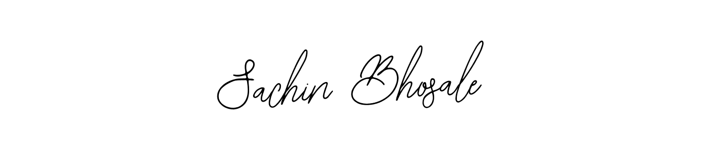 Use a signature maker to create a handwritten signature online. With this signature software, you can design (Bearetta-2O07w) your own signature for name Sachin Bhosale. Sachin Bhosale signature style 12 images and pictures png