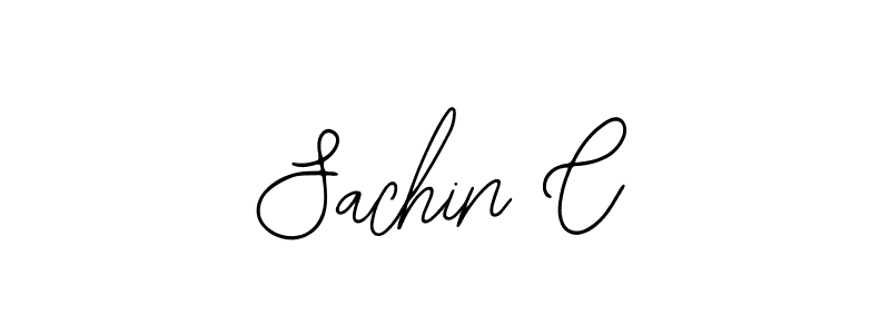 Make a beautiful signature design for name Sachin C. Use this online signature maker to create a handwritten signature for free. Sachin C signature style 12 images and pictures png