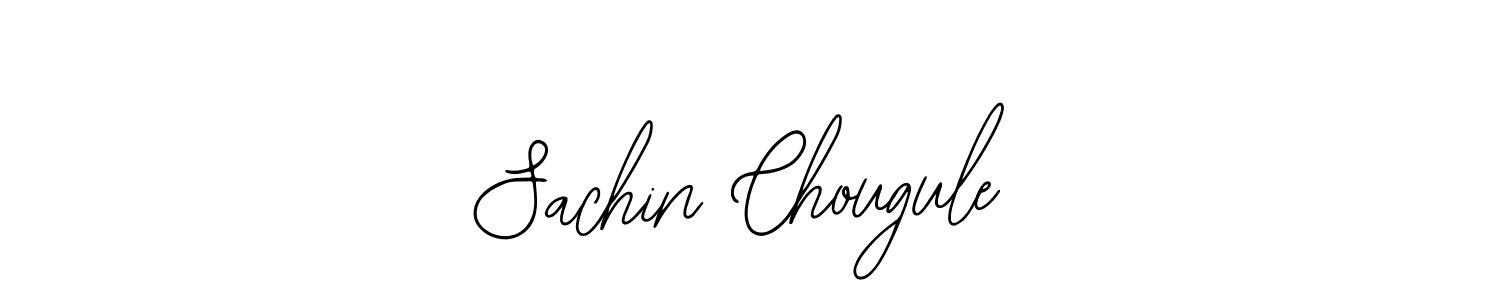 How to make Sachin Chougule name signature. Use Bearetta-2O07w style for creating short signs online. This is the latest handwritten sign. Sachin Chougule signature style 12 images and pictures png