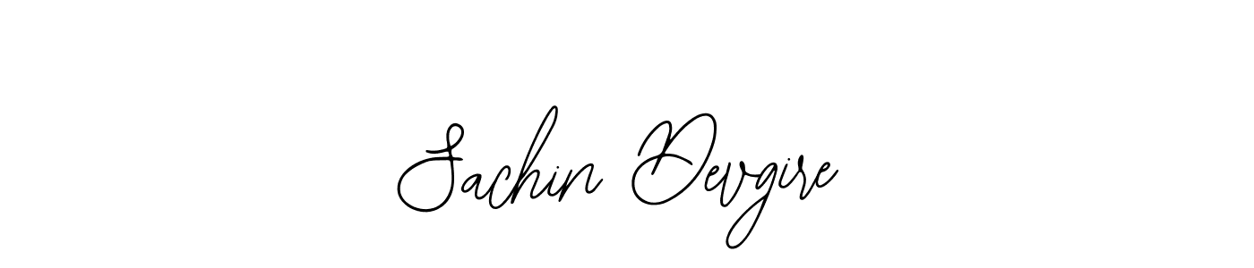 How to make Sachin Devgire name signature. Use Bearetta-2O07w style for creating short signs online. This is the latest handwritten sign. Sachin Devgire signature style 12 images and pictures png