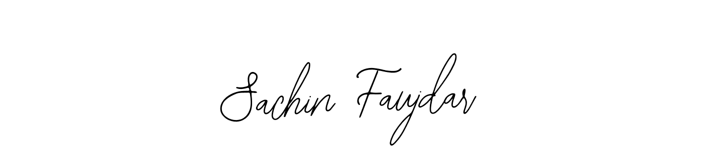 Sachin Faujdar stylish signature style. Best Handwritten Sign (Bearetta-2O07w) for my name. Handwritten Signature Collection Ideas for my name Sachin Faujdar. Sachin Faujdar signature style 12 images and pictures png