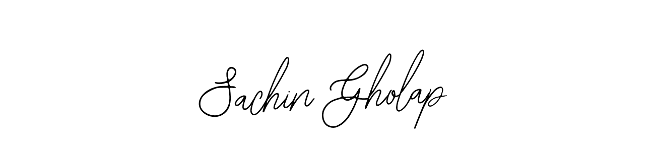 Sachin Gholap stylish signature style. Best Handwritten Sign (Bearetta-2O07w) for my name. Handwritten Signature Collection Ideas for my name Sachin Gholap. Sachin Gholap signature style 12 images and pictures png