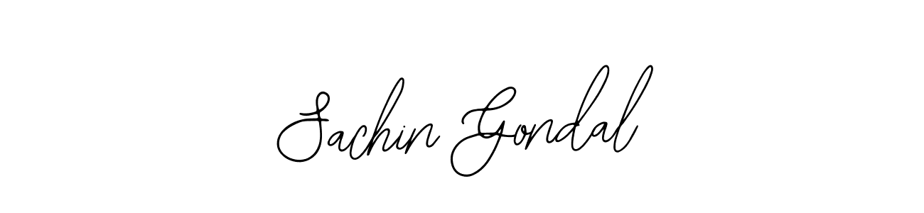 You should practise on your own different ways (Bearetta-2O07w) to write your name (Sachin Gondal) in signature. don't let someone else do it for you. Sachin Gondal signature style 12 images and pictures png