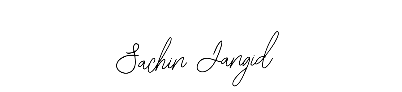 How to make Sachin Jangid signature? Bearetta-2O07w is a professional autograph style. Create handwritten signature for Sachin Jangid name. Sachin Jangid signature style 12 images and pictures png