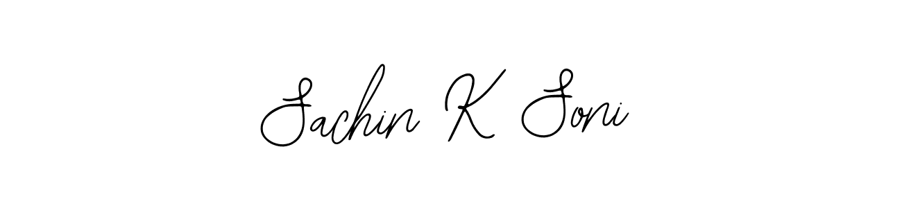 Create a beautiful signature design for name Sachin K Soni. With this signature (Bearetta-2O07w) fonts, you can make a handwritten signature for free. Sachin K Soni signature style 12 images and pictures png