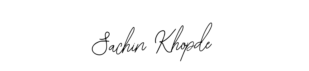 It looks lik you need a new signature style for name Sachin Khopde. Design unique handwritten (Bearetta-2O07w) signature with our free signature maker in just a few clicks. Sachin Khopde signature style 12 images and pictures png