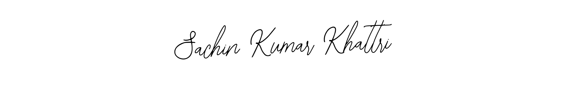 Use a signature maker to create a handwritten signature online. With this signature software, you can design (Bearetta-2O07w) your own signature for name Sachin Kumar Khattri. Sachin Kumar Khattri signature style 12 images and pictures png