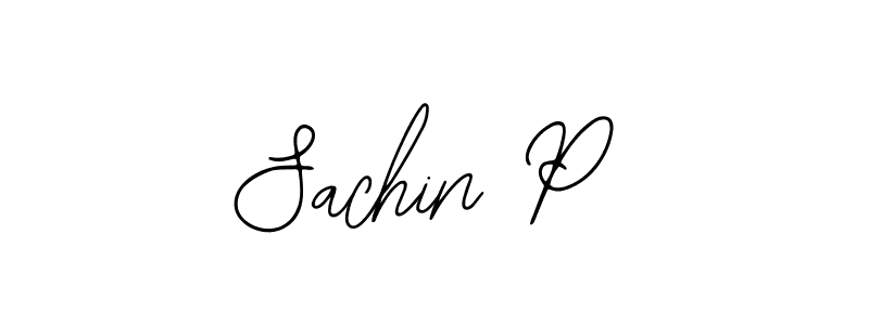 You should practise on your own different ways (Bearetta-2O07w) to write your name (Sachin P) in signature. don't let someone else do it for you. Sachin P signature style 12 images and pictures png
