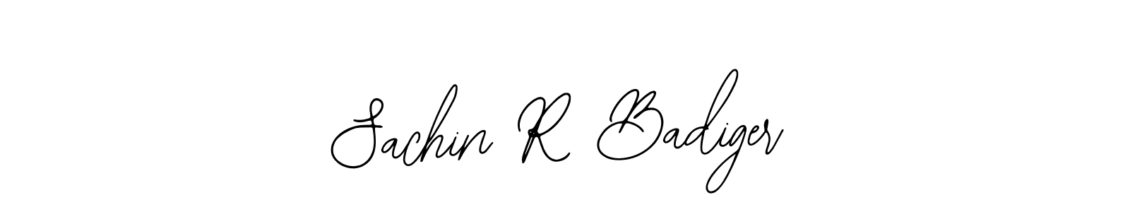 The best way (Bearetta-2O07w) to make a short signature is to pick only two or three words in your name. The name Sachin R Badiger include a total of six letters. For converting this name. Sachin R Badiger signature style 12 images and pictures png