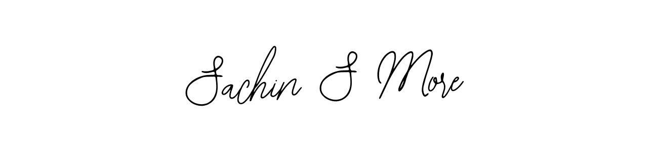 Use a signature maker to create a handwritten signature online. With this signature software, you can design (Bearetta-2O07w) your own signature for name Sachin S More. Sachin S More signature style 12 images and pictures png