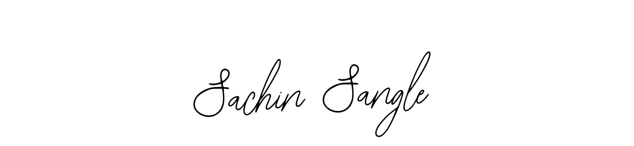 How to make Sachin Sangle signature? Bearetta-2O07w is a professional autograph style. Create handwritten signature for Sachin Sangle name. Sachin Sangle signature style 12 images and pictures png