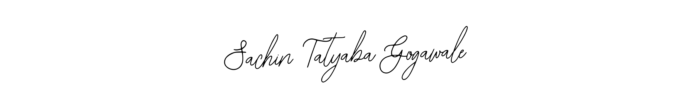 Also You can easily find your signature by using the search form. We will create Sachin Tatyaba Gogawale name handwritten signature images for you free of cost using Bearetta-2O07w sign style. Sachin Tatyaba Gogawale signature style 12 images and pictures png
