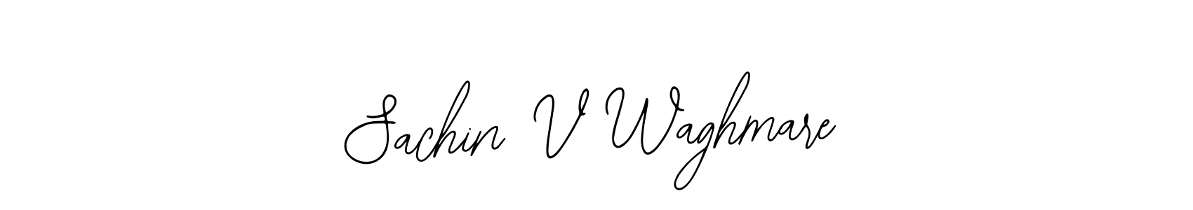 This is the best signature style for the Sachin V Waghmare name. Also you like these signature font (Bearetta-2O07w). Mix name signature. Sachin V Waghmare signature style 12 images and pictures png