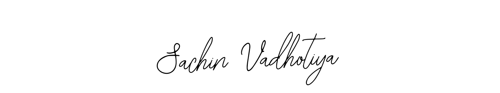 How to Draw Sachin Vadhotiya signature style? Bearetta-2O07w is a latest design signature styles for name Sachin Vadhotiya. Sachin Vadhotiya signature style 12 images and pictures png
