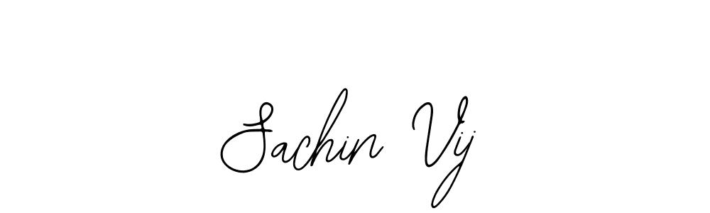 Sachin Vij stylish signature style. Best Handwritten Sign (Bearetta-2O07w) for my name. Handwritten Signature Collection Ideas for my name Sachin Vij. Sachin Vij signature style 12 images and pictures png