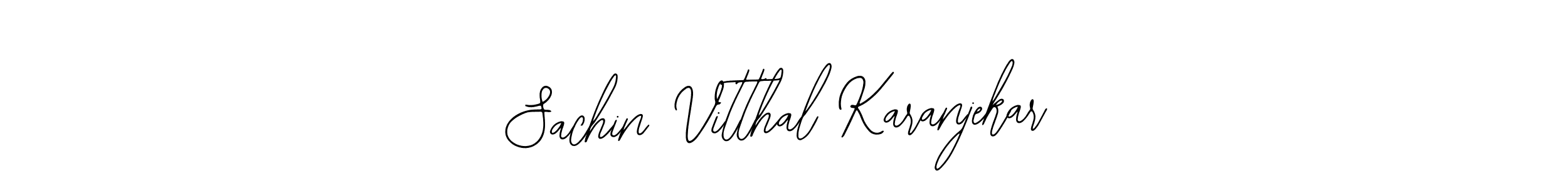 Design your own signature with our free online signature maker. With this signature software, you can create a handwritten (Bearetta-2O07w) signature for name Sachin Vitthal Karanjekar. Sachin Vitthal Karanjekar signature style 12 images and pictures png