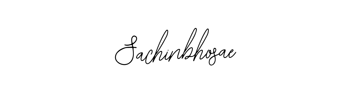 You should practise on your own different ways (Bearetta-2O07w) to write your name (Sachinbhosae) in signature. don't let someone else do it for you. Sachinbhosae signature style 12 images and pictures png