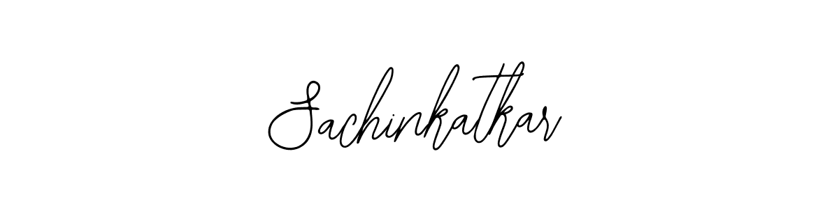 How to make Sachinkatkar name signature. Use Bearetta-2O07w style for creating short signs online. This is the latest handwritten sign. Sachinkatkar signature style 12 images and pictures png