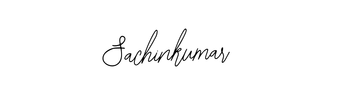 How to make Sachinkumar name signature. Use Bearetta-2O07w style for creating short signs online. This is the latest handwritten sign. Sachinkumar signature style 12 images and pictures png
