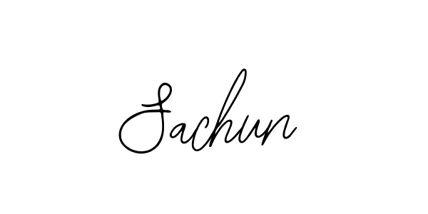 How to make Sachun signature? Bearetta-2O07w is a professional autograph style. Create handwritten signature for Sachun name. Sachun signature style 12 images and pictures png