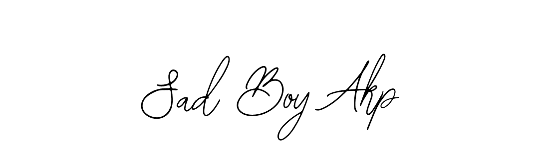 Here are the top 10 professional signature styles for the name Sad Boy Akp. These are the best autograph styles you can use for your name. Sad Boy Akp signature style 12 images and pictures png