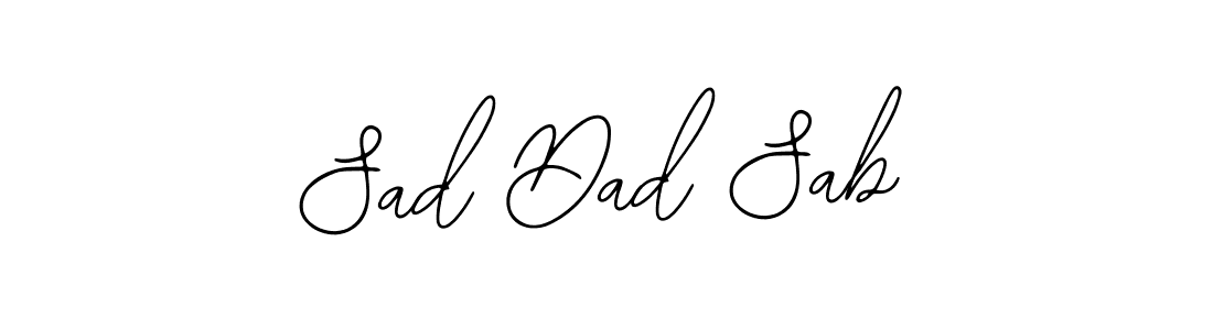 It looks lik you need a new signature style for name Sad Dad Sab. Design unique handwritten (Bearetta-2O07w) signature with our free signature maker in just a few clicks. Sad Dad Sab signature style 12 images and pictures png